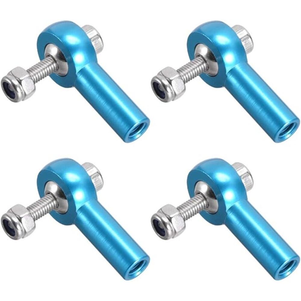 uxcell M4 4mm Linkage Rod End Tie Rod for RC Crawler Boat